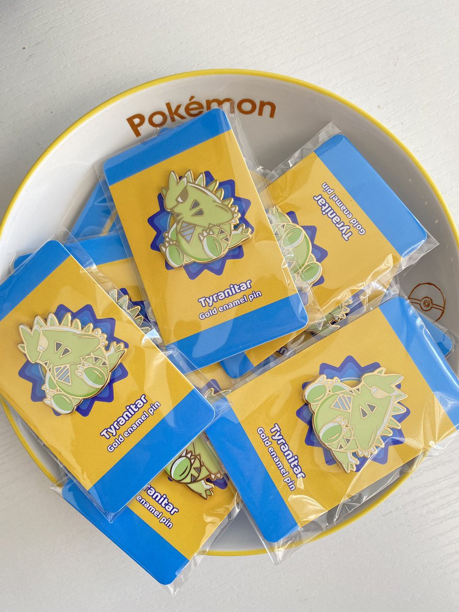 smtcake's tweet image. ✨Tyranitar Pokedoll Pin!!

Now available in my etsy shop!

etsy.com/es/listing/174…

#pokemonpin #tyranitar #pokemonpins #pokemon