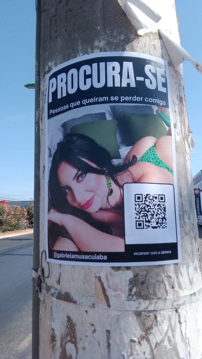 Quem ver meu cartaz por Cuiabá não se preocupe! Não estou perdida mas você pode se perder comigo haha. LINK NA BIO!!