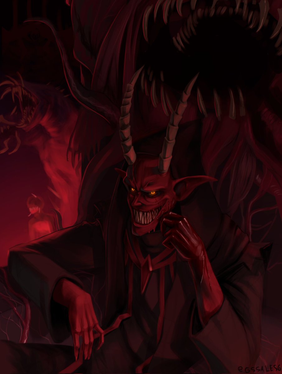 GsSales6's tweet image. 土 tudo começa pelo sangue 土

O trono do diabo👹
Fanart de [ #OrdemParanormal ]