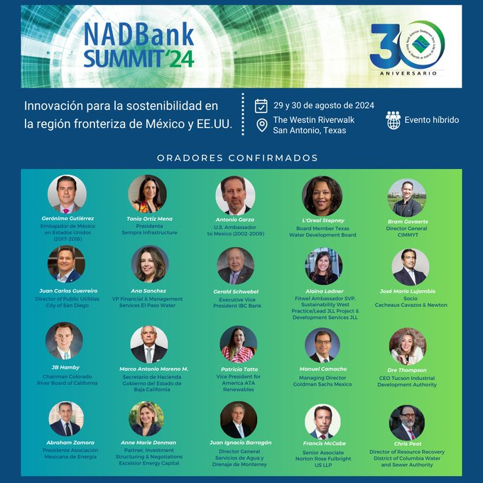Gran foro organizado por <a href="/NADB_BDAN/">North American Development Bank</a>. Un gusto participar por parte de <a href="/BeelInfra/">Beel Infrastructure Partners</a>  y estupenda oportunidad para conocer las perspectivas del sector #Infrastructura en la región fronteriza, lo último en energías limpias y renobables, electromovilidad  y  #nearshoring.