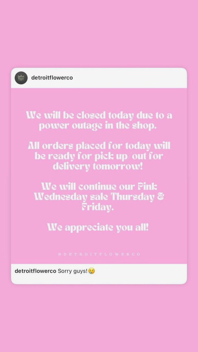 therealrj4620's tweet photo. #DetroitFlowerCo let’s us down today 😭😭😭 https://t.co/5jaZdtwnv2