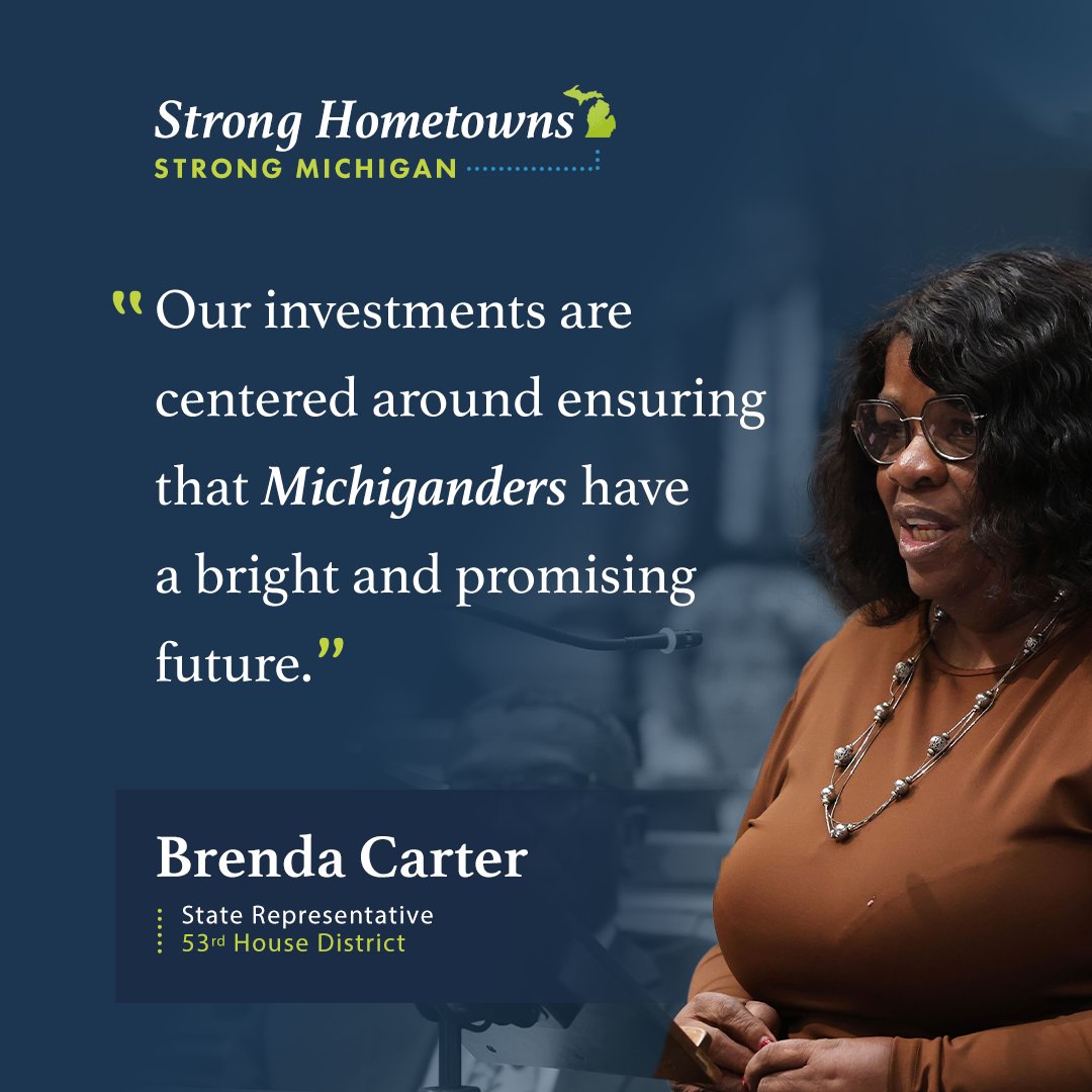House Democrats are dedicated to making Michigan a place where people want to live and stay. Our state budget investments are a clear reflection of this commitment.