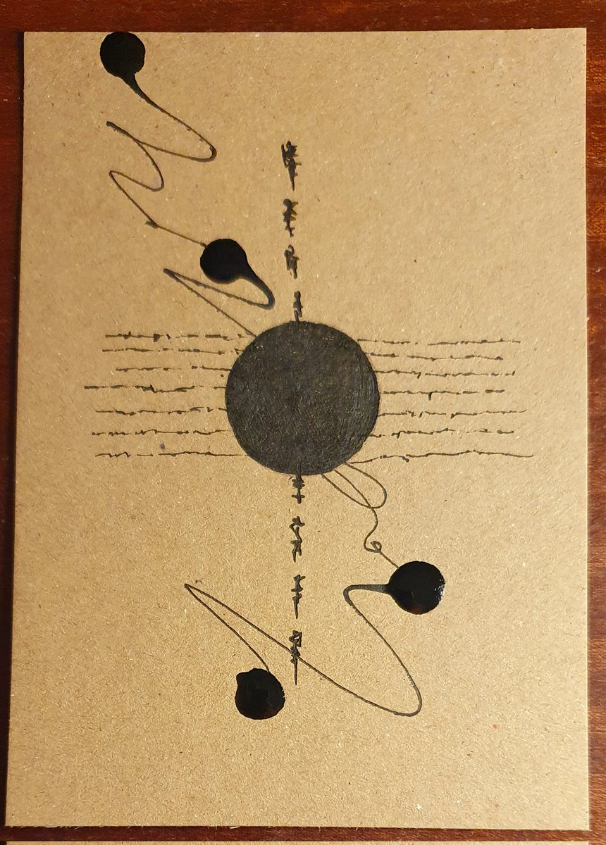 BooksnMagic's tweet photo. Conversations with ancestors.

#asemicwriting #asemicart #magick #chaosmagick https://t.co/3SZOFNn2bd