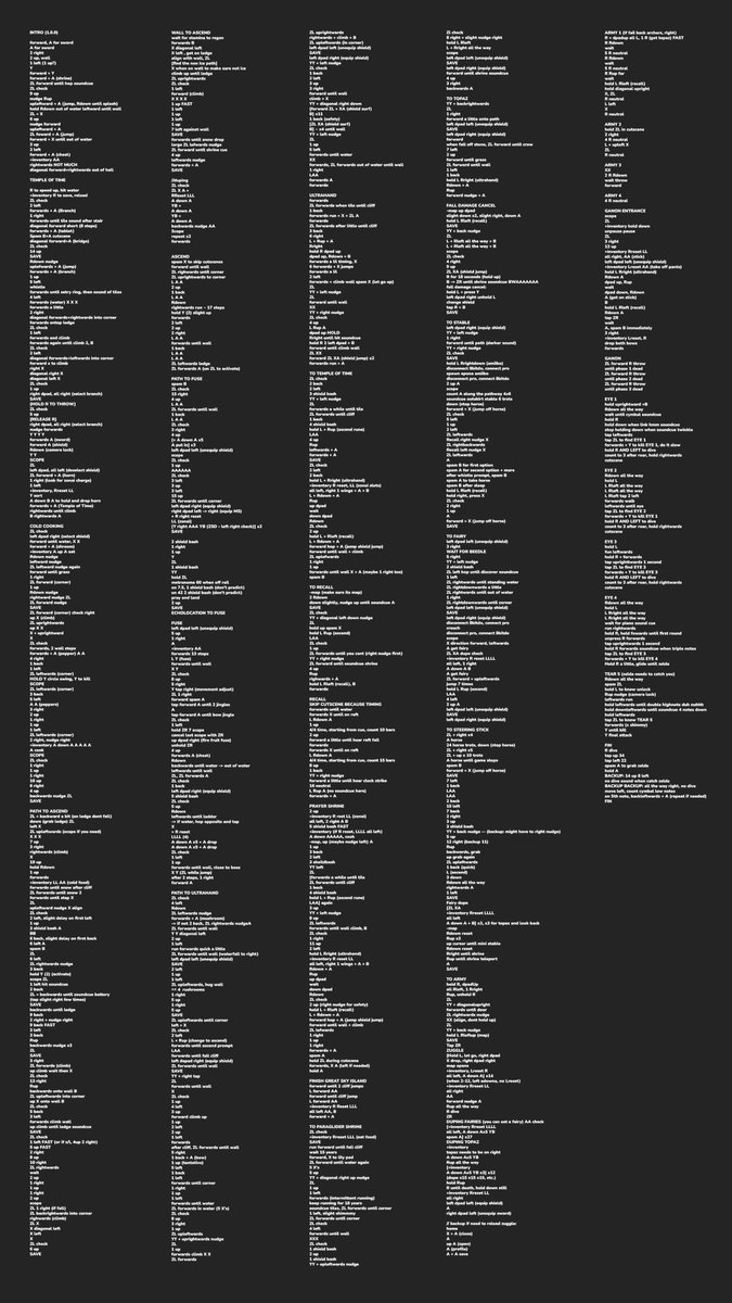 PointCrow's tweet photo. in case you also want to beat tears of the kingdom blindfolded, here are my notes https://t.co/zPp262X18o