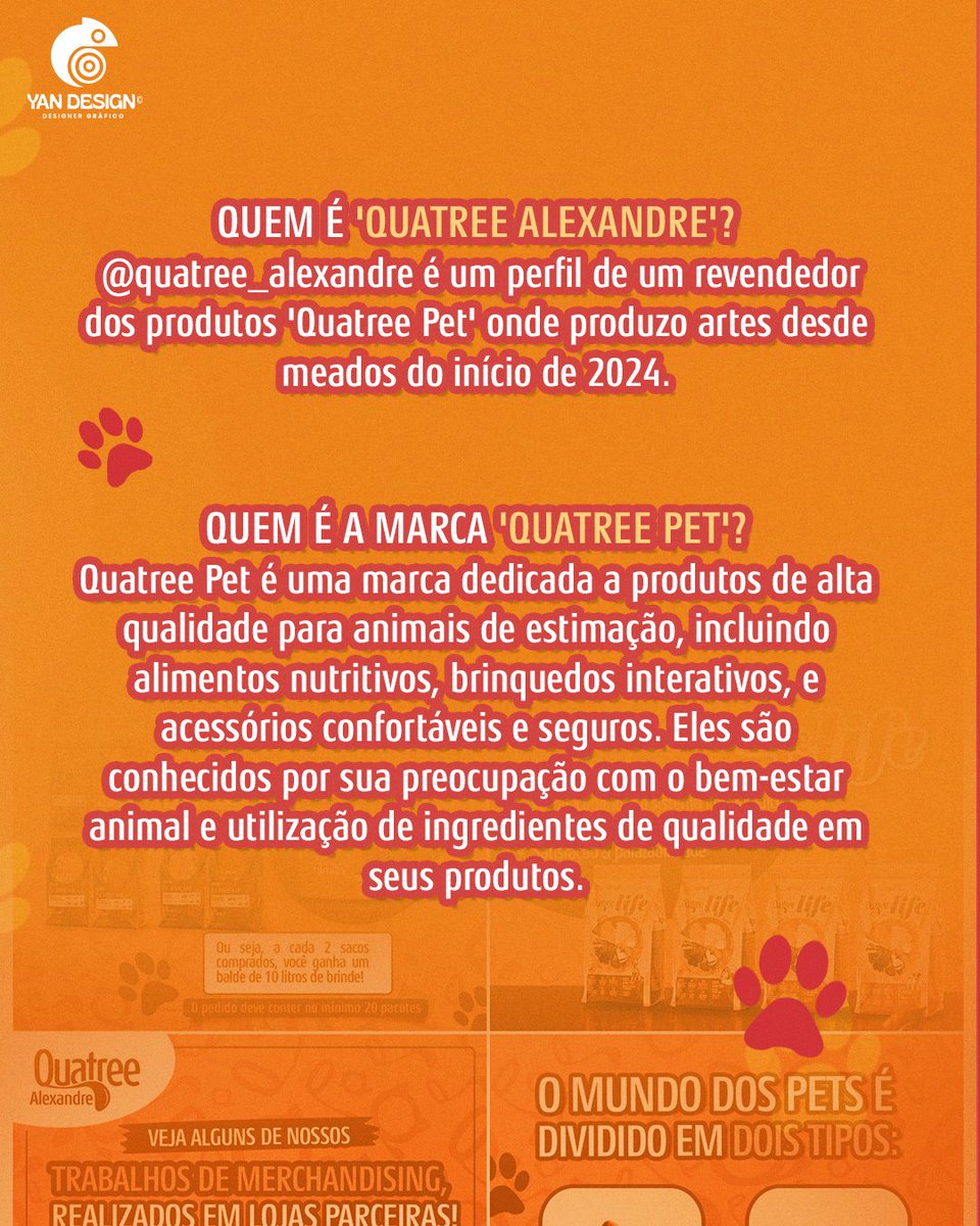 📍Portfólio: Confira o nosso serviço de 'Design de Post' (Social Media Designer) prestado para o perfil 'Quatree Alexandre' no Instagram, onde produzimos artes para campanhas, anúncios, stories e feed.
(a thread ⬇️)