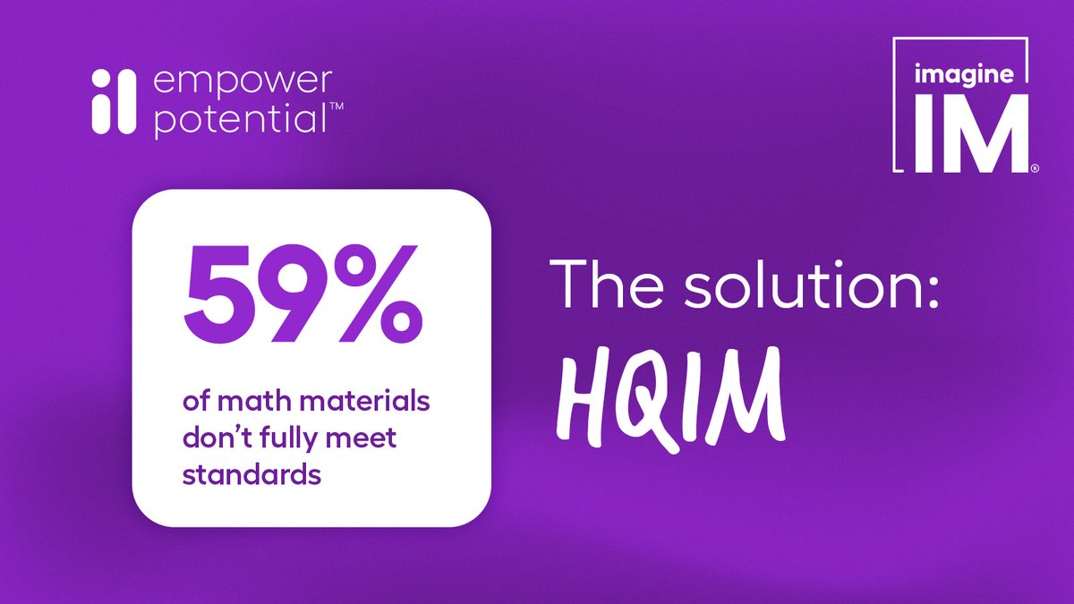 ImagineLearning's tweet image. High-quality math instruction doesn’t just prepare students for future careers as mathematicians; it promotes essential skills for everyday life—and any career. In the final blog post of our series, we’re covering #HQIM in math. Read now: bit.ly/3WR6SUy  #LitMath2024