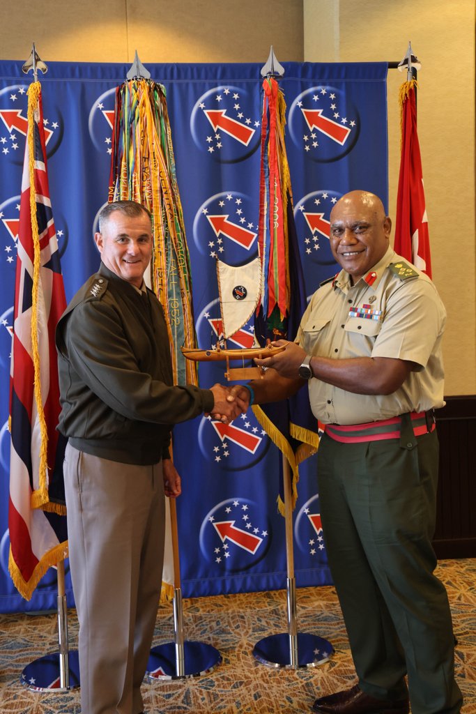 USARPAC_CG's tweet photo. Excited to convene Army leaders in August at the annual Indo-Pacific Armies Management Seminar (IPAMS). This year's conference will be co-hosted by the Fijian Army and @USARPAC. Gatherings like these allow the Strategic Landpower Network to contribute toward a safe, stable and secure region.

#ArmyinthePacific #USwithFiji

@USArmy | @INDOPACOM  | @USEmbassySuva |  @RFMF_Defence