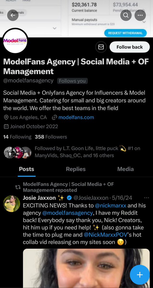 LanaSmallsXXX's tweet photo. GOT MY ACCOUNT BACK! Thanks to  @marquistrillx & @modelfansagency for helping me recovery my identity impersonation banned instagram. As you know NSFW creators are being targeted by fake accounts mimicking you or hacker reports. I’ve seen others post about losing their accounts, please reach out to @modelfansagency or @marquistrillx they are SW Friendly, trustworthy and very fast turnaround. Thanks again @modelfansagency for recovering my instagram Account. If you need any social media account recoveries, social media growth, more subscribers, @ usernames or verifications they can do it. 👏🏾