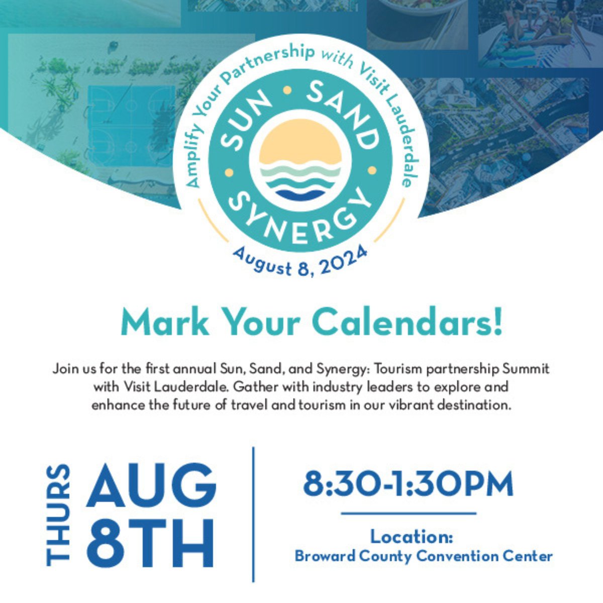 LBTSChamber's tweet photo. 🌞🌴 Join us on Aug 8, 2024, for the Sun, Sand, and Synergy Summit with @VisitLauderdale! Network, learn from industry leaders, and boost your business! RSVP: https://t.co/YcTtfm04yn #TourismSummit #FortLauderdale #Networking #BusinessGrowth https://t.co/4M1LL9VYiM