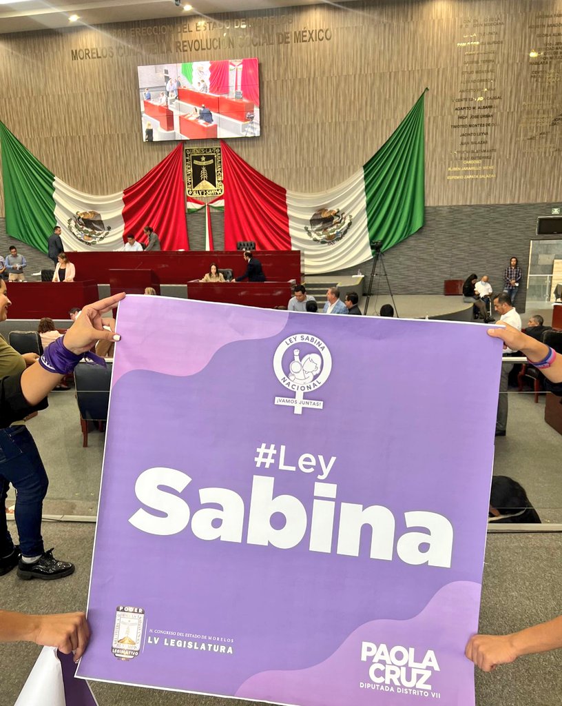 DianaLuzVa's tweet photo. Este miércoles el Congreso de #Morelos aprobó #LeySabina y #LeyMonzón. Estamos felices!!! Faltan 15 estados más que creen sus registros estatales de #DeudoresAlimentarios 
#PagaLaPensión
#DeudoresAlTendedero
Gracias a @LasdeVioleta y a @Pafeh por todo su activismo 💜 https://t.co/S27G8062as