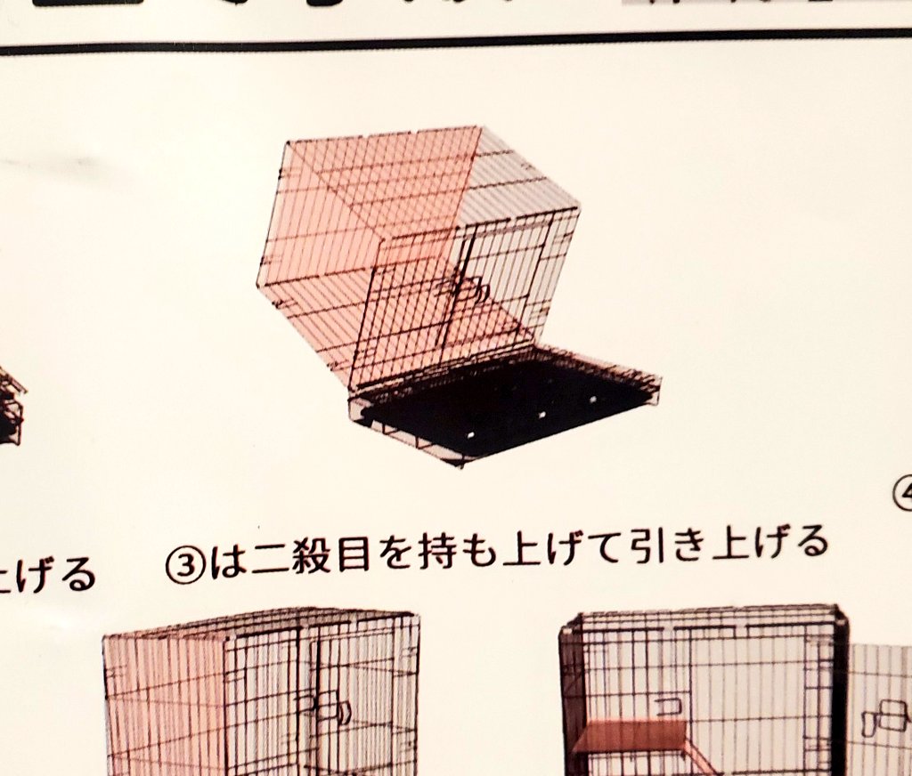 猫のケージが中国製のため説明書の日本語がだいぶ怪しかったんだけど、それにしても怖すぎない?