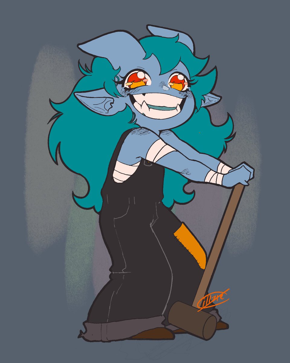 illzie's tweet photo. Bby’s first attack #artfight https://t.co/Yb7C2nuDYq
