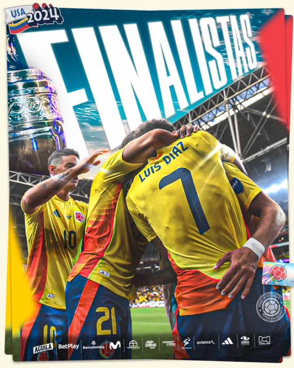 Bogota__DC's tweet photo. La Selección Colombia 🇨🇴 es finalista de la Copa América USA 2024. https://t.co/EPcdCgcXx7