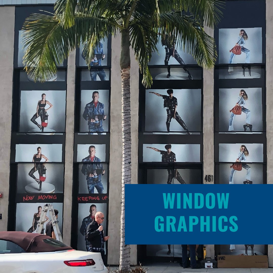 CyberCopy's tweet image. Do you need to see through your window graphics? We have your solution. Graphics on windows can be transparent (solid or perforated) or opaque. Either can be printed in full color. 

#windowgraphics #windowdisplays #visualsolutions #businessbranding
