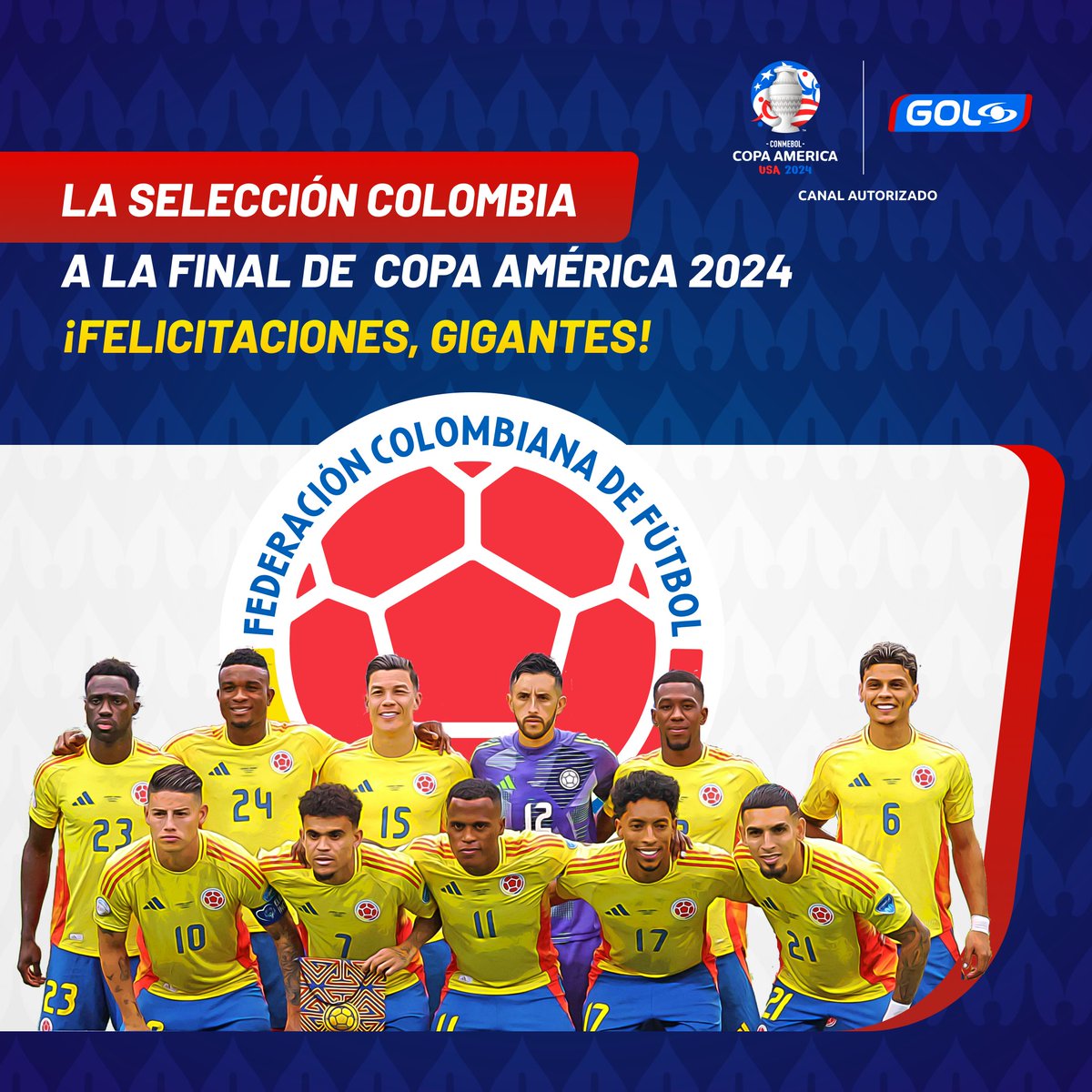 GolCaracol's tweet photo. ¡VAMOS COLOMBIA 🇨🇴🥹❤️! #GolGolGolCaracol #GolCaracolConLaSelección ⚽ https://t.co/TysYTWnXYQ