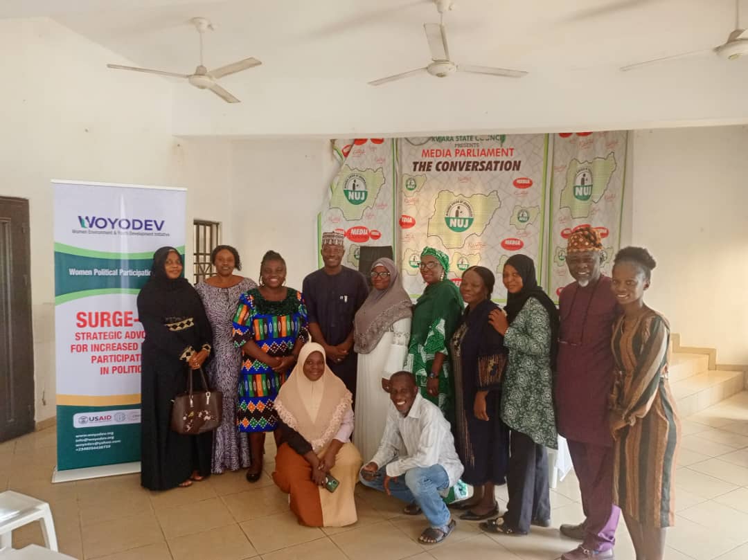 voiceofnigeria's tweet image. A #grassroots organization, the Women Environment and Youth Development Initiative (WOYODEV) @woyodev, in #KwaraState has called on political parties to honour the 35 per cent #AffirmativeAction in zoning positions within the state's Local Government Areas.