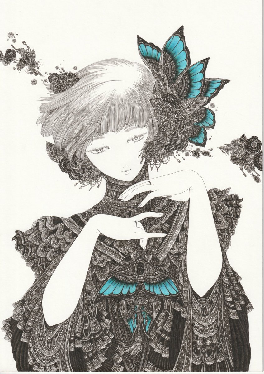 greedyjellyfish's tweet photo. #作風が気に入ったらフォローしてください

ペン画です_φ(･_･ https://t.co/yQIPmz9Qki