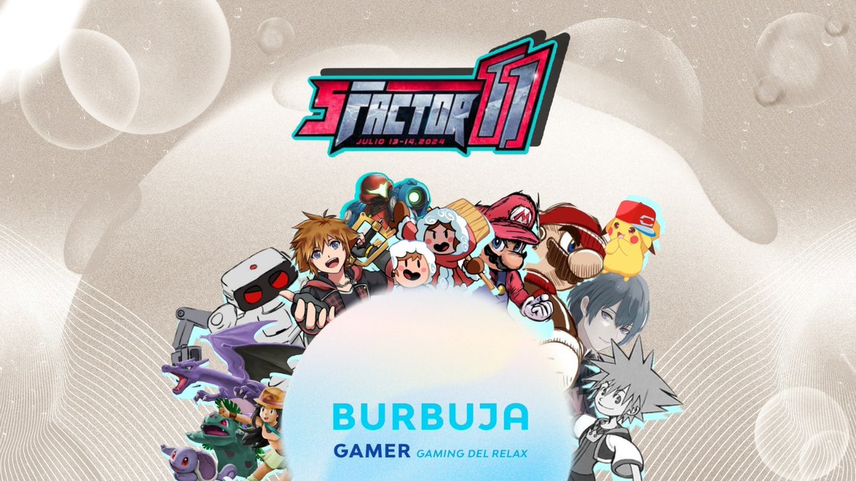 Estamos emocionados de ver competir a nuestro equipo en SFactor11 🎮 ¡Mucho éxito a todos! Sabemos que darán gran papel y habrá upsets en el camino😎

<a href="/AlternStyles_/">BG / SUM | AlternStyles</a>  <a href="/awer555_monroy/">Awer555</a> <a href="/Juls_V2902/">SUM/BG | Jv</a>   <a href="/Manzana_tw/">Manzana Verde</a> <a href="/Maxo_Meza/">Your friendly neighborhood Maxo</a> <a href="/Moonl1ghtSSB/">$/BG | 🜏 Moonl1ght 🜏</a>  <a href="/SrSushiMan/">Sr.SushiMan</a>  <a href="/PikaIsYellow/">amarillo concho</a>  Creed  Doki Doki