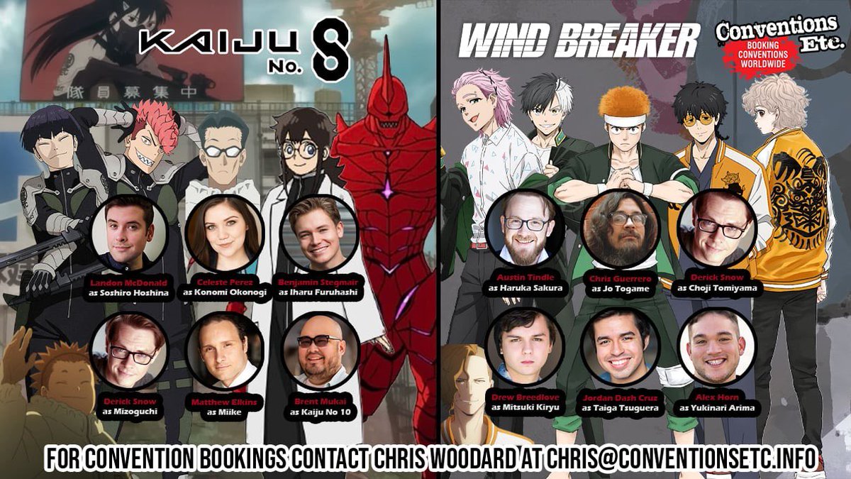 LevelUpVO's tweet photo. Have you been watch #KaijuNo8 and #Windbreak this season. @McMovieMan @celezperez @BStegmairVO @theDerickSnow @MatthewElkins_ @brentmukai &amp; @austintindle @ChrisGuerreroVA @DrewBreedloveVA @DashCruzVA @Ack_its_Alex. These shows rock! https://t.co/YIDcFT1HDl