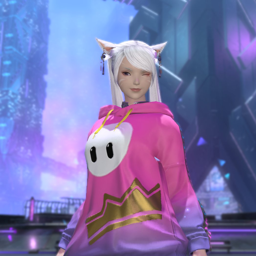EmikoMaxwelled's tweet photo. This is my kind of city! Lofi, aesthetic, dream city! #FFXIV https://t.co/gxfRvLe0Gi