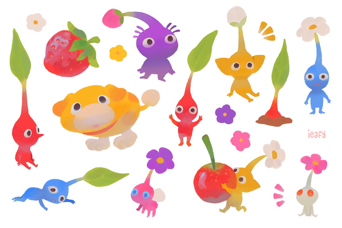 ieafysapien's tweet image. Pikmin! 🥕