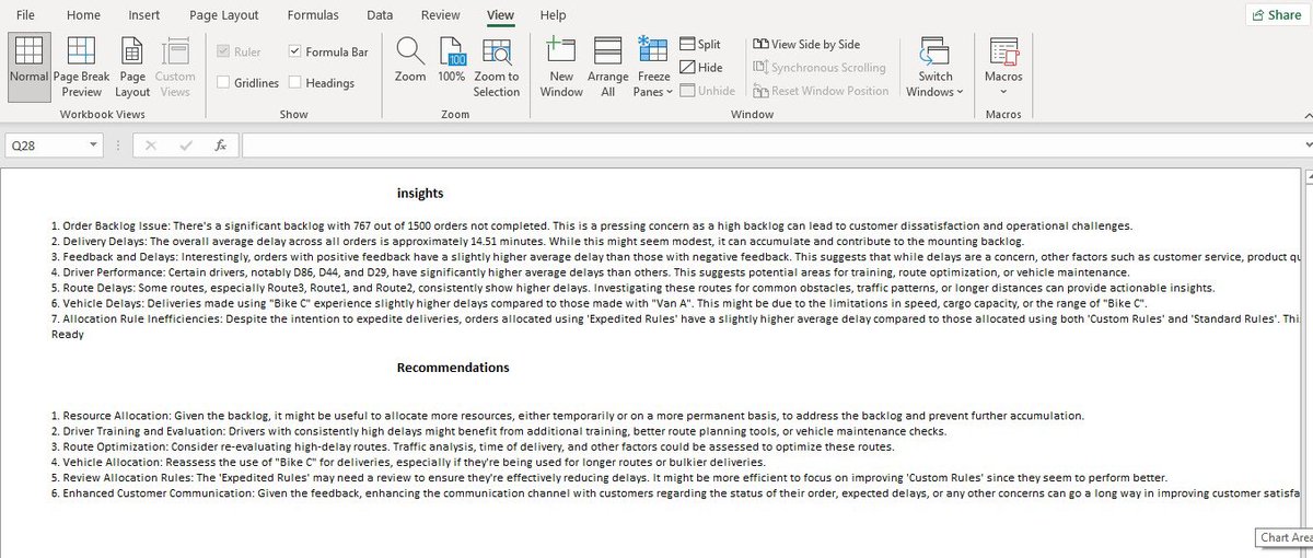 vanessa__london's tweet image. #Amdari21DaysDataChallenge
Data-Driven Excellence in Order Fulfillment:
Excel Dashboards to Vanquish Backlogs
The primary objectives is to develop an Excel interactive dashboard that provides unparalleled visibility into an order fulfillment processes. 
#BajieAmdari21TODDC