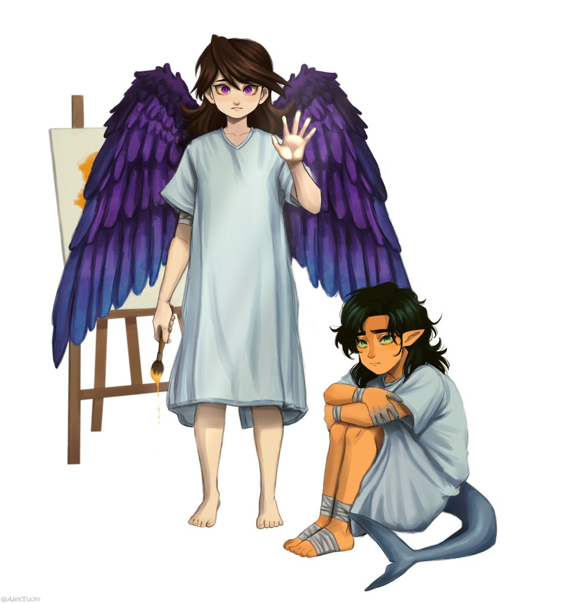 Zoovannah's tweet photo. Arc 1: Fish in a Birdcage: A QSMP AU where Jai and Foosh are Federation experiments but see each other as siblings, Foolish-centric so #ProjectGoldfishAU
#GoldfinchDuo #ChaosTwins 💛🩵
Song inspiration: https://t.co/iPOA3ukr0F
Official Art by the Lovely @AlexTuckr https://t.co/zdspLAhpQC
