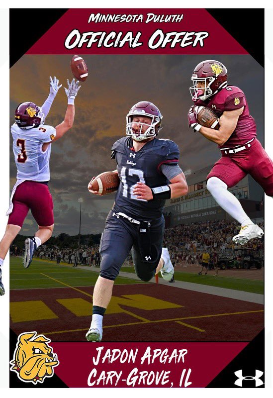 After a great camp today <a href="/UMD_Football/">UMD Football</a> I am blessed to receive my first scholarship offer. Thank you <a href="/CoachWiese/">Curt Wiese</a> and <a href="/CoachStegerUMD/">John Steger</a> for giving me the opportunity to kick at the next level. <a href="/CGTrojanFB/">Trojan Football</a> <a href="/DeepDishFB/">DEEP DISH FOOTBALL</a> <a href="/KohlsHighlights/">Kicking, Punting, Long Snapping Highlights</a> <a href="/specialist247/">wayne young</a> <a href="/blackfor3/">Michael Black</a>