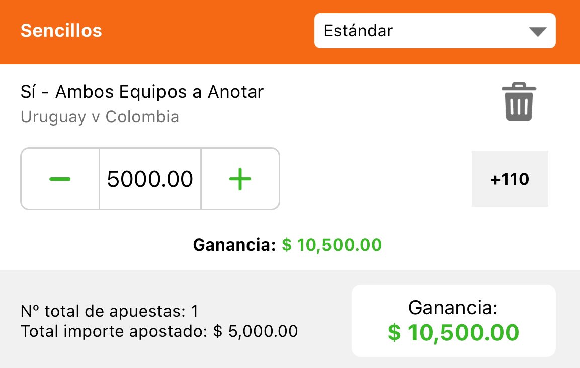 Así vamos para el partido de hoy🫡

¡Les regalo $700 pa apostar aquí abajo, por si gustan acompañarme!

bit.ly/45YgdfS
⬆️700pesos gratis⬆️