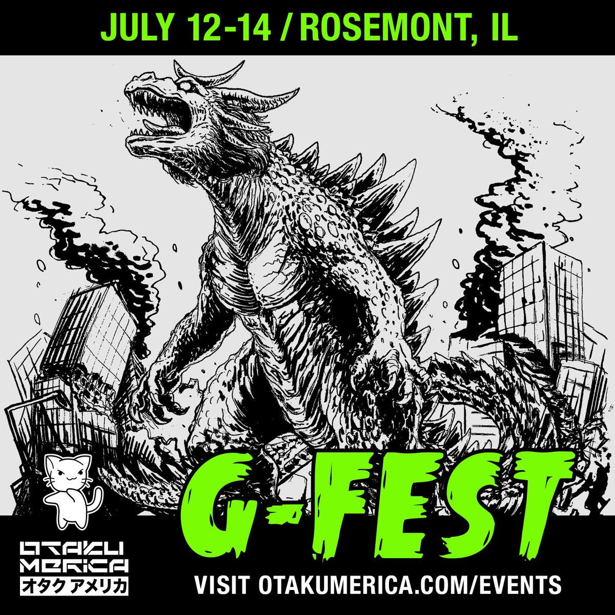 otakumerica's tweet photo. Inventory Preview: Marmit 1984 Godzilla (Glow Version)
.
Available exclusively at #gfest 2024 at the @otakumerica booth! In-person sale only, pricing TBD. Stop by to check these out, as well as our other awesome toys! Details at https://t.co/9pcgXvDyyc (link in bio)

#gfest2024 #otakumerica #kaijudays #godzilla #sofubi #sofubiforsale #sofvi #marmit #kaiju