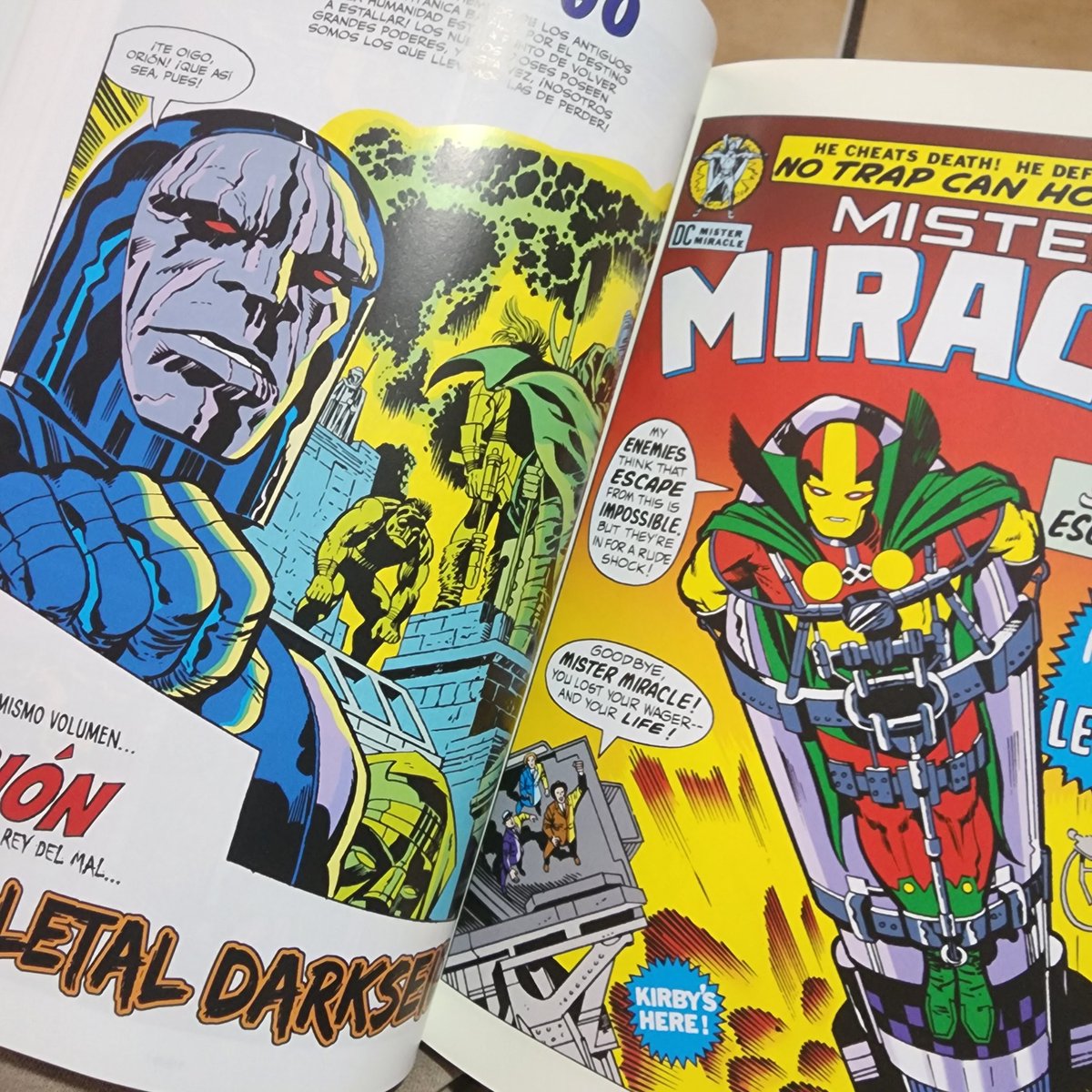 OmarToppinen's tweet photo. "Investigando" un poco comencé con #crisisentierrasinfinitas despues con #SwampThing de #AlanMoore Ahora estoy con #Superman de #JohnByrne y me seguire con #ElCuartoMundo de #JackKirby y saber los inicios de un personaje tan imponente como #Darkside
Supongo que nunca es tarde. https://t.co/rcJAeqp8R5