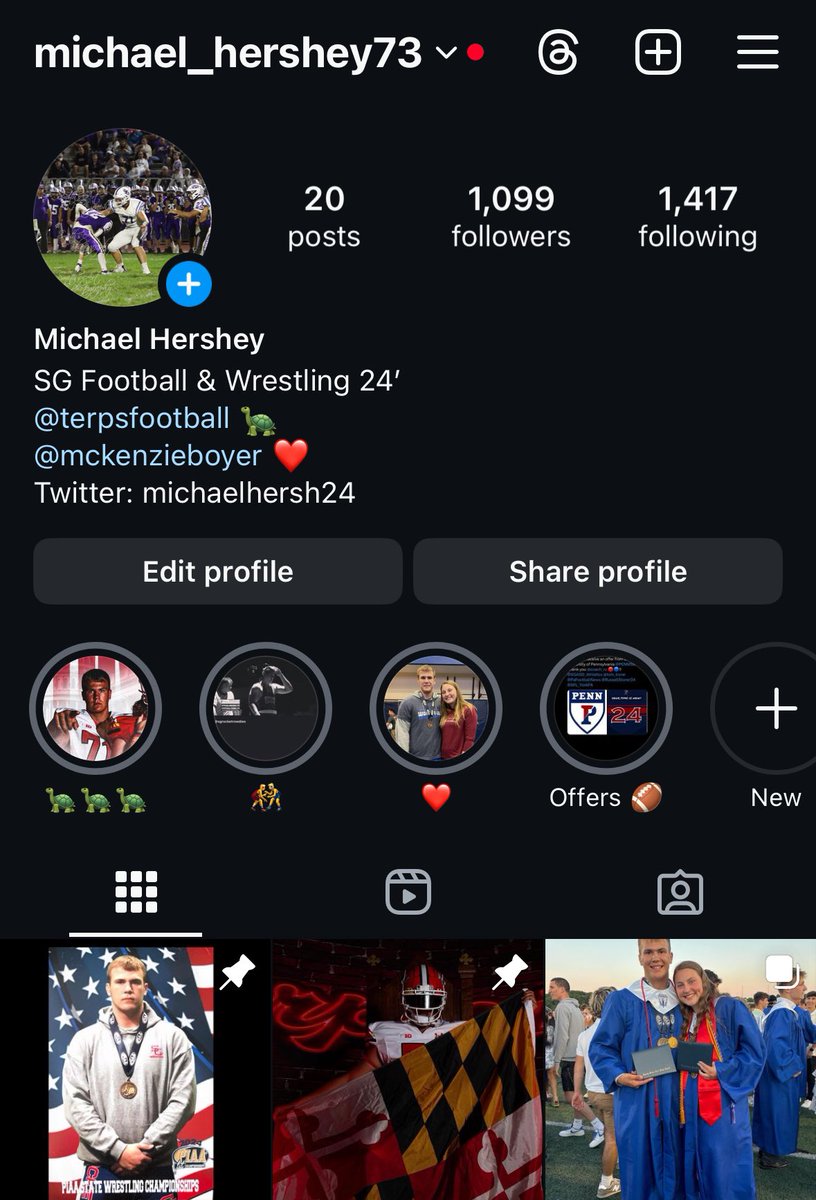 Terp nation, Good evening, follow me on instagram I will be following everyone back !!! This season will be a blast. You don't want to miss out 🐢🐢🐢
@michael_hershey73