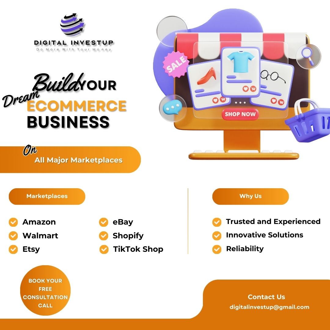 DigitalInvestUp's tweet photo. Build your passive income on all major marketplaces
#ecommerce #ecommercemarketplace #ecommerceexperts #Amazon #amazonseller #amazonfba #Walmart #eBay #Etsy #etsystore #etsyhandmade #TikTokshop #Tiktok #Shopify #Shopifystore #shopifydropshipping https://t.co/tWiyjxdpD9