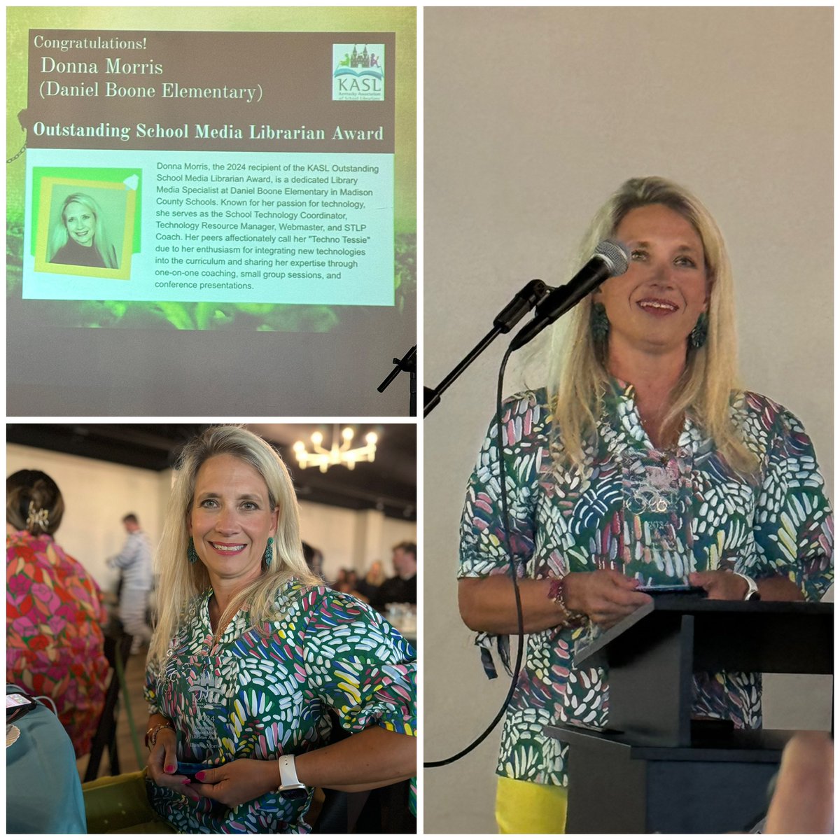 DarynLMorris's tweet photo. @DBE_Library was awarded this week as the @KASL_Librarians Outstanding School Media Librarian! She’s very passionate about literacy, kids and books, reading, educational technology, presenting at conferences, helping her colleagues, students and school! @KEDC_HERO @KEDCGrants https://t.co/wTDgPxieyS