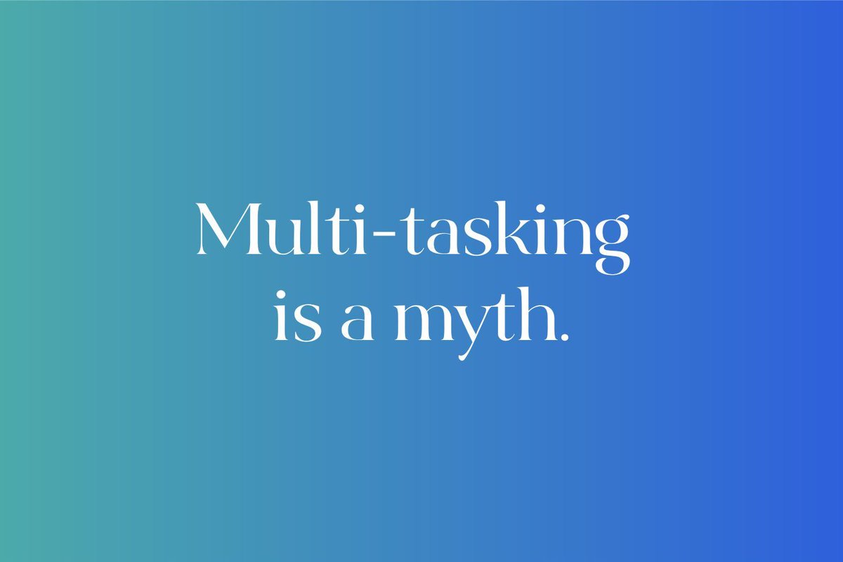 melkettle's tweet photo. When we ‘multitask’, which is really juggling between tasks or task-switching, there is a cost. And the more we do this, the more we tire out our brain.
Read my latest blog post here > https://t.co/ss4G7nbygx
#fullyconnected #leadership #multitasking https://t.co/ZzTQrQuooy