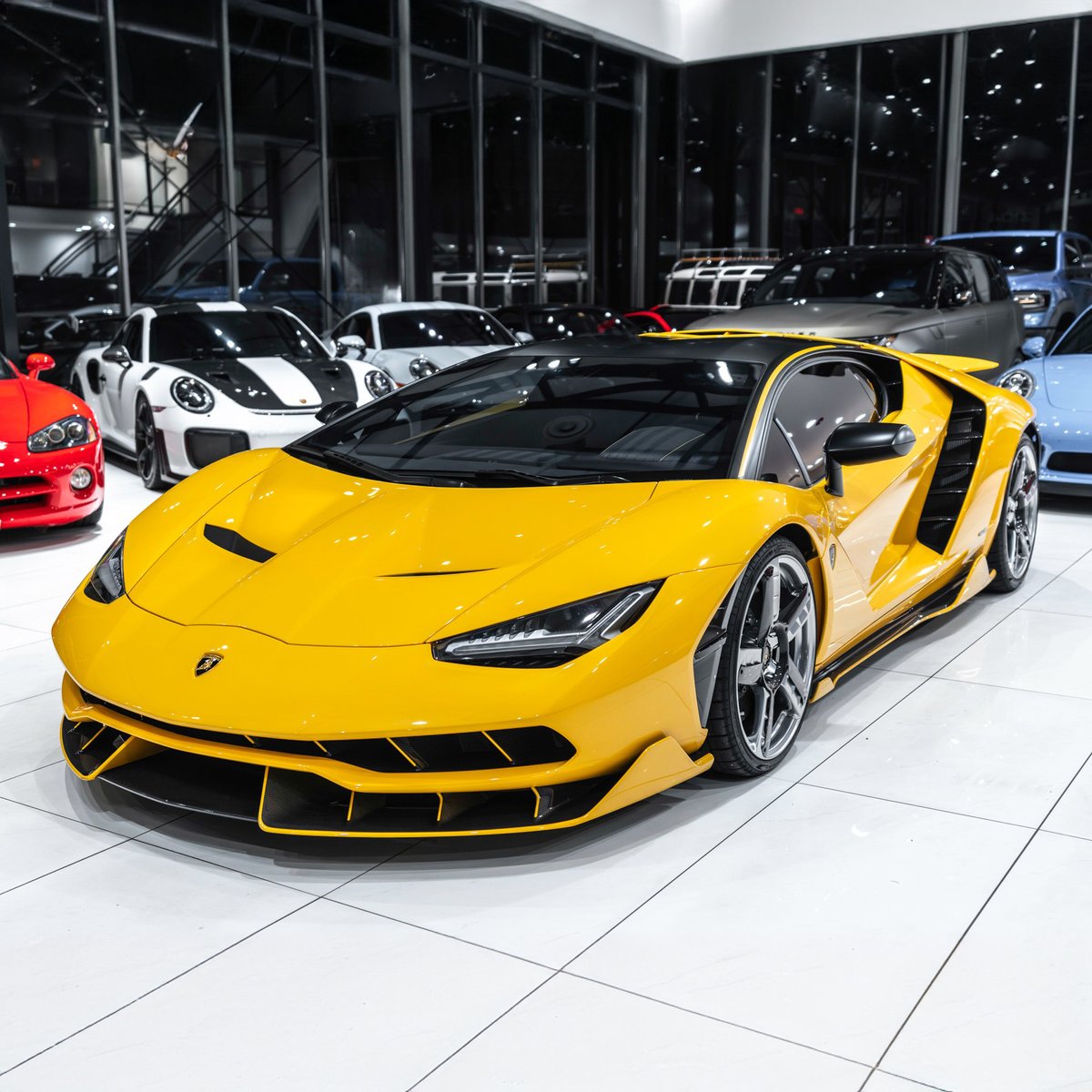 duPontREGISTRY's tweet photo. 2017 Lamborghini Centenario | 1 of only 20 Coupes in the world! 

This 912-mile example features an upgraded exhaust from Boden Autohaus and full car Paint Protection Film https://t.co/qGhj1a9L6h