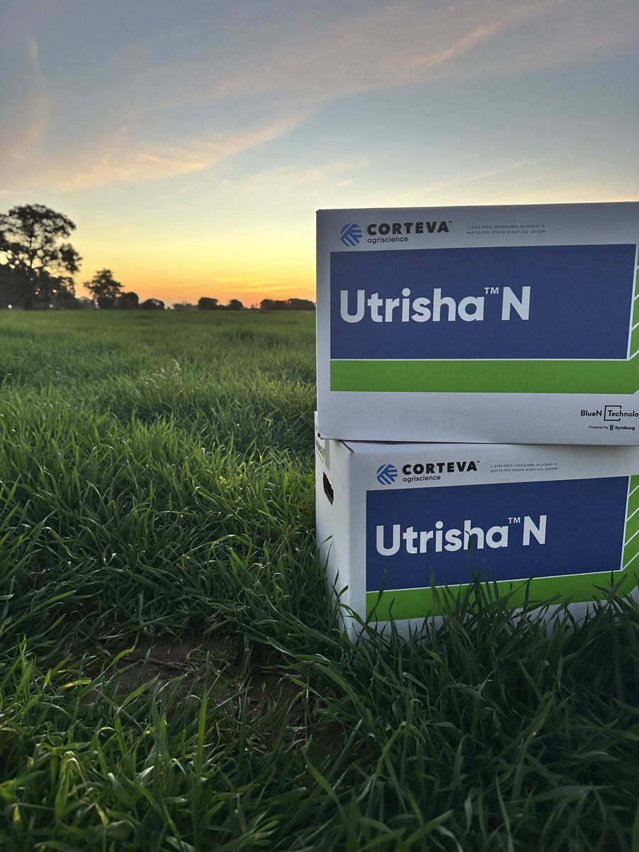 First application for ⁦<a href="/brcagents/">BR&C Agents</a> today of ⁦<a href="/corteva/">Corteva Agriscience</a>⁩ #Utrisha N biostimulant that enables plants to capture nitrogen throughout the season! ⁦<a href="/AlleenaBurger/">Alleena Burger</a>⁩ ⁩ ⁦<a href="/DanDixon_Ag/">Dan Dixon</a>⁩ ⁦<a href="/Eckfarming/">Nick Eckermann</a>⁩ ⁦<a href="/Jeremy_Morton_/">Jeremy Morton 🌾🐸🦆🚜🐟🐂</a>⁩ ⁦<a href="/leigh_vial/">Leigh Vial</a>⁩