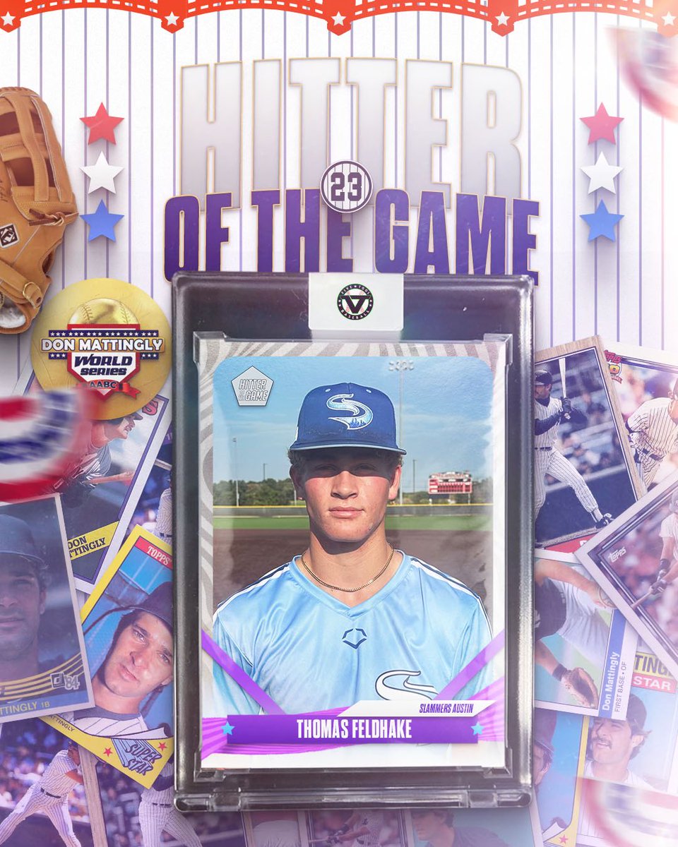 ✭Five Tool Texas✭ (@fivetooltexas) on Twitter photo #MattinglyWS F: <a href="/Slammersbasball/">Slammers Baseball CO</a> Austin 4, Arlington A’s Braves 2
PoG: <a href="/BrekBenedict25/">Brek Benedict</a> 3 IP, 5K, 0H, 0 ER
Hitter: <a href="/tommy_feldhake/">Tommy Feldhake</a> 1-1, 2B, 3 RBI
Notable: <a href="/MichaelDDobbins/">Michael Dobbins</a> 5.1 IP, 4K, ER #MattinglyWS F: <a href="/Slammersbasball/">Slammers Baseball CO</a> Austin 4, Arlington A’s Braves 2
PoG: <a href="/BrekBenedict25/">Brek Benedict</a> 3 IP, 5K, 0H, 0 ER
Hitter: <a href="/tommy_feldhake/">Tommy Feldhake</a> 1-1, 2B, 3 RBI
Notable: <a href="/MichaelDDobbins/">Michael Dobbins</a> 5.1 IP, 4K, ER