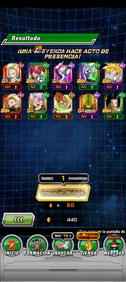 Bullet45964's tweet photo. Salieron mucho estos manes https://t.co/6Qv2URBGys #Dokkan9thAnniv https://t.co/SHO9EnS43C