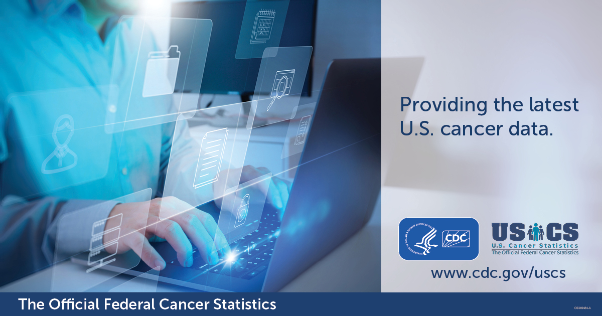 CDC_Cancer's tweet photo. U.S. Cancer Statistics are the official federal #cancer statistics with comprehensive U.S. coverage.
The Data Visualizations tool is easier to use! https://t.co/WuJc6fZObh #USCancerStats https://t.co/X4nUd7oiiz