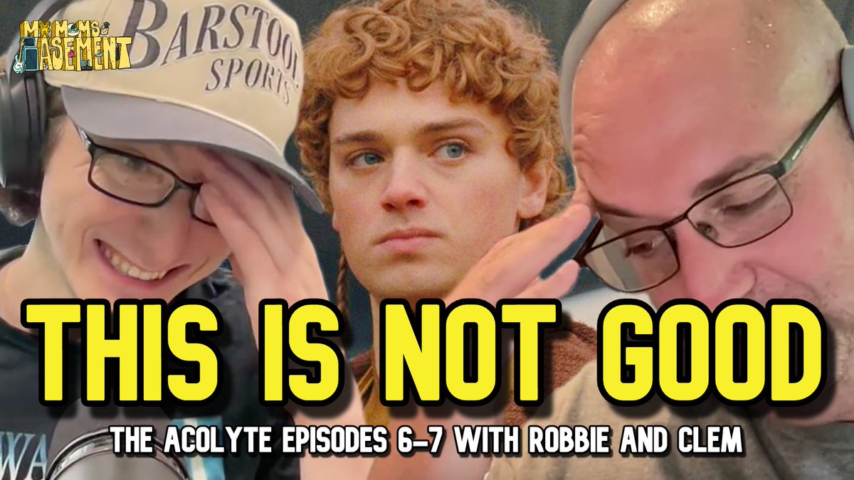 RobbieBarstool's tweet image. We are BACK with another edition of My Mom's Basement recapping #TheAcolyte Episodes 6-7 which were....not great! We probably peaked with Episode 5! 

linktr.ee/MMBpod