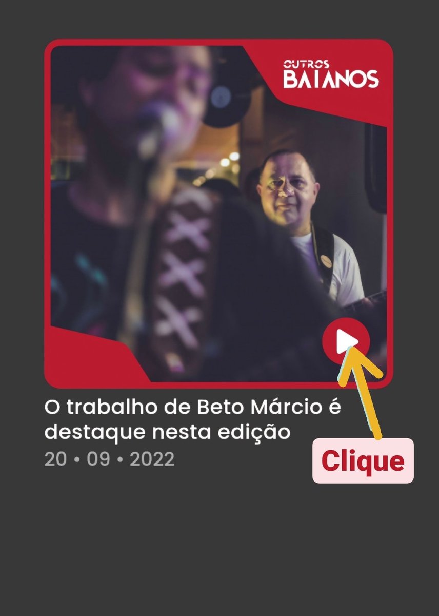 BandaMetafora's tweet photo. Beto Márcio no Programa "Outros Baianos" da Rádio Educadora FM.

https://t.co/aDMfVuTIEQ https://t.co/JDOWGYtEPc