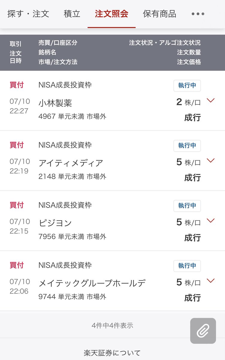 個別株投資の第一歩を踏み出した