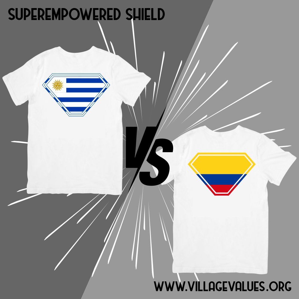 Choose your fighter. 🏅

#URUGUAY 🆚 #COLOMBIA

🇺🇾 teepublic.com/t-shirt/596920…

🇨🇴 teepublic.com/t-shirt/593683…

#URUCOL #COLURU #UruguayVsColombia #UruguayColombia #Uruguayan #Colombian #SuperEmpowered #WinningAmplifiestheSpirit #VillageValues #MultinationalPatriot #OurPatriotism #Versus