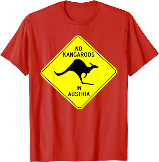 Politickle101's tweet photo. T-shirt for Modi ji. Another case of a clueless tourist reaching Austria, mistaking it for Australia. #ModiInAustria https://t.co/rM8jAN61Ce