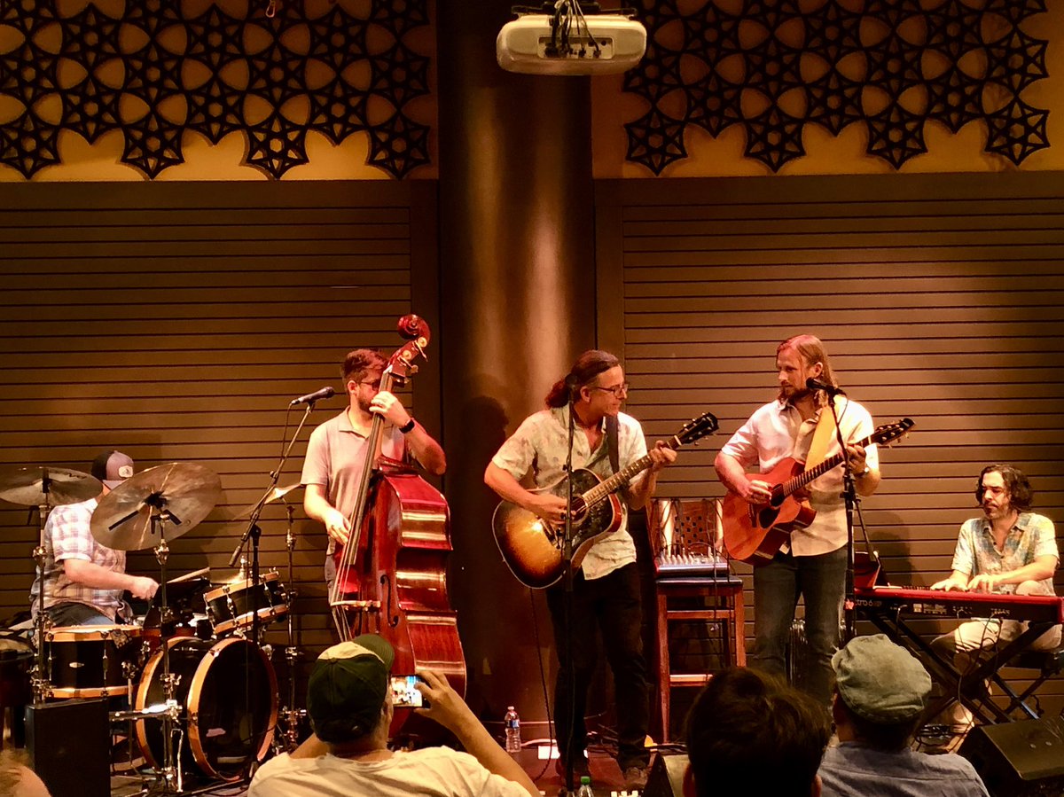 DeVine &amp; Co. playing some good ‘ol Grateful Dead on the Plaza stage tonight. Currently rocking “Eyes of the World.”