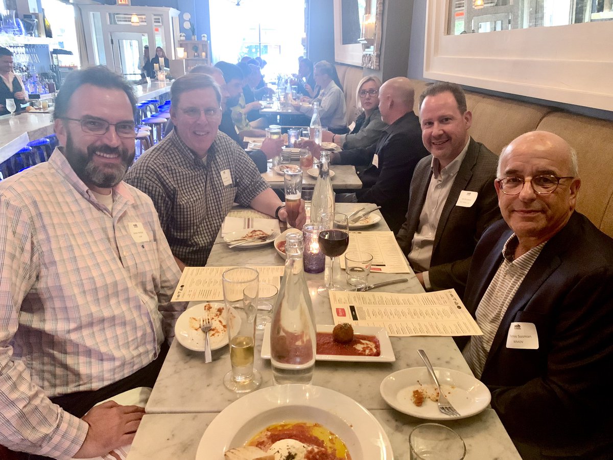 OhioBroadcaster's tweet photo. Having a wonderful time tonight at our 2024 OAB Executive Forum dinner in Columbus! There's still time to register for the main event tomorrow - visit https://t.co/ybWzKibQAj for more info. #OhioBroadcasters https://t.co/FdEwfSEWJY