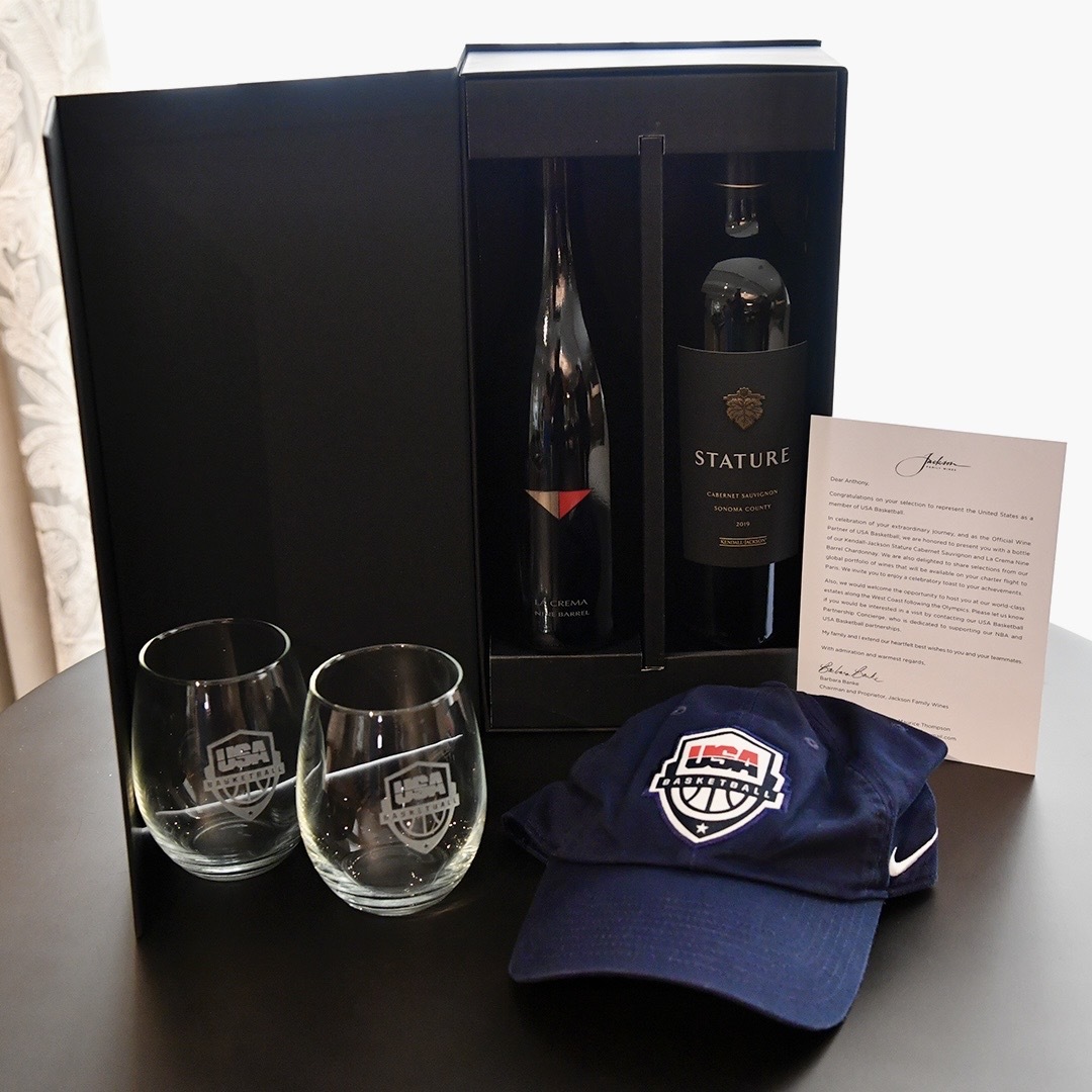 USA Basketball (@usabasketball) on Twitter photo Cheers to the incredible athletes, the unforgettable moments & the unwavering spirit that unites us all.
Celebrate Americaโs Best with <a href="/KJWines/">Kendall-Jackson</a> & <a href="/LaCremaWines/">La Crema Winery</a> โ the Official Wine Partners of USA Basketball ๐๐บ๐ธ๐ท Cheers to the incredible athletes, the unforgettable moments & the unwavering spirit that unites us all.
Celebrate Americaโs Best with <a href="/KJWines/">Kendall-Jackson</a> & <a href="/LaCremaWines/">La Crema Winery</a> โ the Official Wine Partners of USA Basketball ๐๐บ๐ธ๐ท