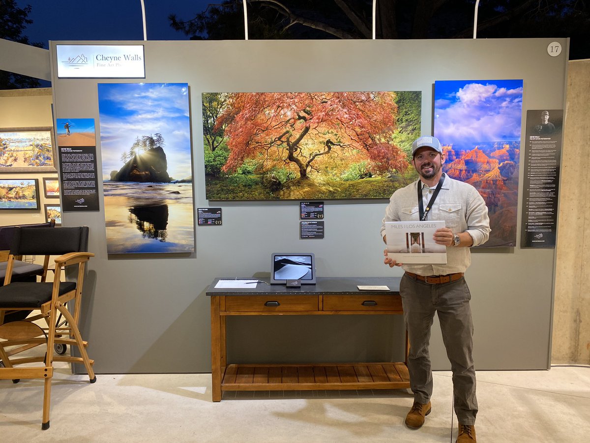 We are excited to announce that the #FestivalofArts is now open! This renowned art show is a celebration of creativity, featuring a diverse range of artwork from 120 elite artists, including art pieces from Cheyne Walls. #fineart #NaturePhotograhpy #artexhibit