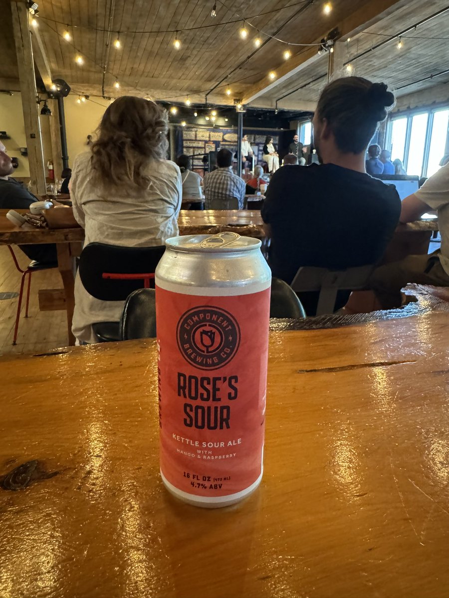 At the Recombobulation Area’s podcast event regarding the RNC. I showed up late, grabbed a good beer and got a Uecker seat.  #wibeerwednesday